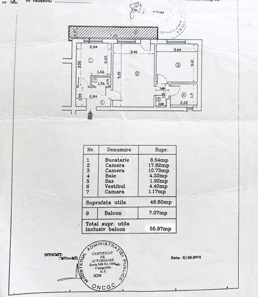 2 camere, bloc din 1980,  11 min. Metrou Piata Iancului